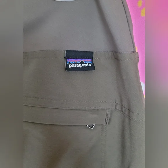 Patagonia Happy Hike Studio Pants. Women's. Olive Green. Size M. - Picture 6 of 10